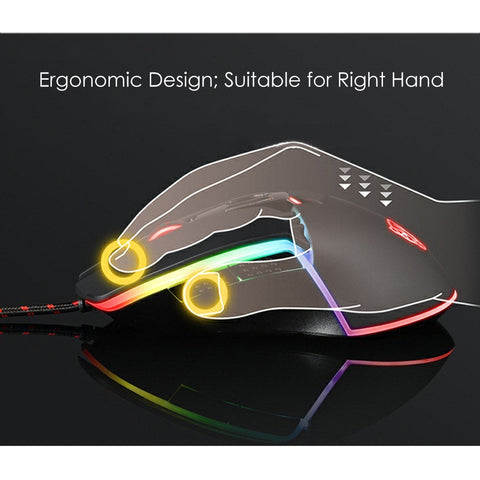 Motospeed V20 Wired Optical USB Gaming Mouse + CK103 104 Key NKRO USB Wired RGB Backlit Mechanical Gaming Keyboard + Non-Slip Rubber Computer Gaming Mouse Pad