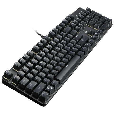 Illuminated Mechanical Keyboard 104 Keys Gaming Keyboard USB Powered Operated 6 Light Colors 9 Vivid  Lighting Effects for Computer Laptop E-sports Trip Travel with Rotator