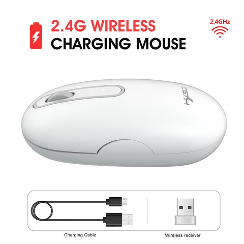 HXSJ T15 2.4G Wireless Charging Mouse Automatic Sleep Wireless Mute Office Mouse with Adjustable DPI