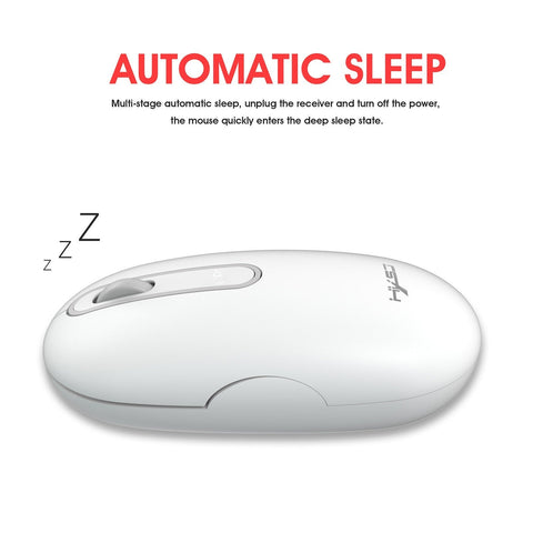 HXSJ T15 2.4G Wireless Charging Mouse Automatic Sleep Wireless Mute Office Mouse with Adjustable DPI