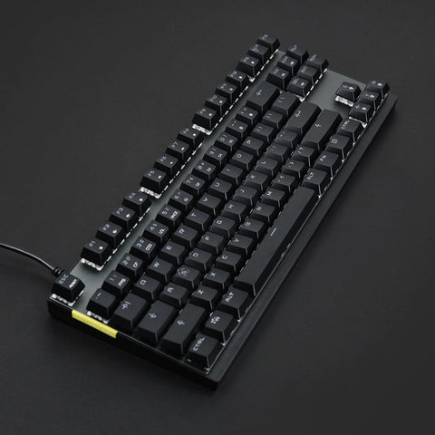 MOTOSPEED CK82 Mechanical Keyboard 87 Keys RGB Gaming Keyboard with OUTMU Blue Switch Multimedia Keys N-key Rollover Black