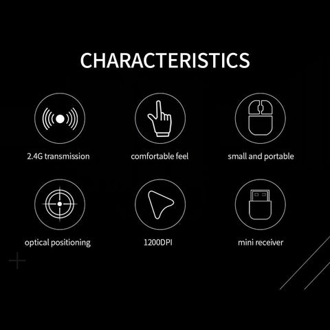 uFound R-756 Mouse and Keyboard Combo 106 keys 2.4G Transmission Keyboard + Wireless Mouse 1200DPI for Business Office Grey