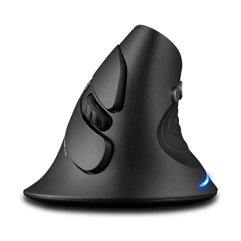 ZELOTES F-17 Vertical Mouse 2.4GHz Wireless Gaming Mouse 6 Keys Ergonomic Optical Mice with 3 Adjustable DPI for PC Laptop
