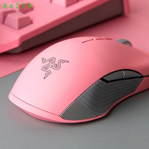 Razer Lancehead Tournament Edition Wired Gaming Mouse RGB Gaming Mouse Ergonomic Mice with 5G Optical Sensor 16000DPI Pink