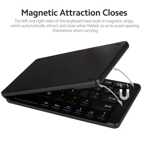 Convenient Folding BT Keyboard Compatibility Intelligent Matching Simple & Compact Long-lasting Battery Life