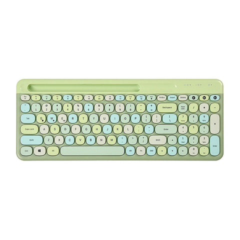 Mofii Wireless BT Keyboard Multi-device Switching Integrated Slot Multimedia Shortcut Keys Intelligent Power Saving