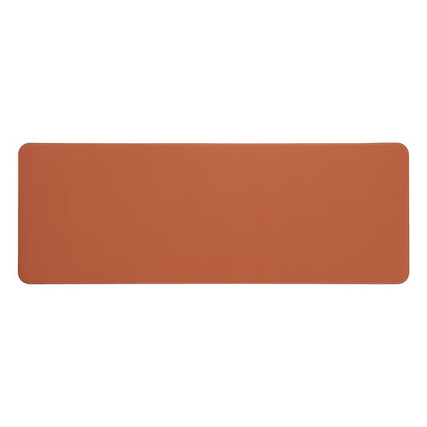 COZE PU Desk Pad Mouse Pad Durable&Wear-resisting Waterproof Fabric Light Anti-fingerprint Easy to Clean PU Material Black