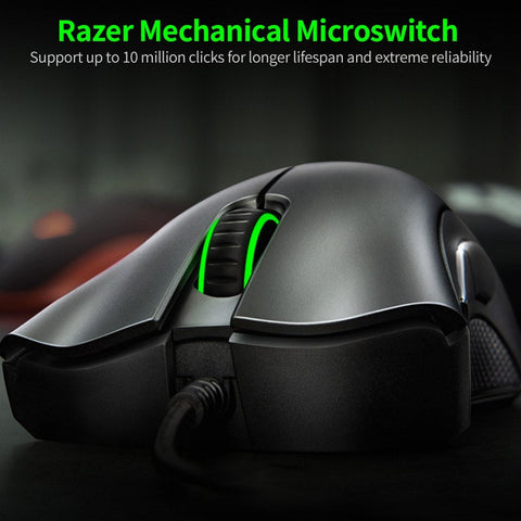 Razer DeathAdder Essential Wired Gaming Mouse Ergonomic Mice with 6400DPI Optical Sensor 5 Programmable Buttons  (2021 Version)