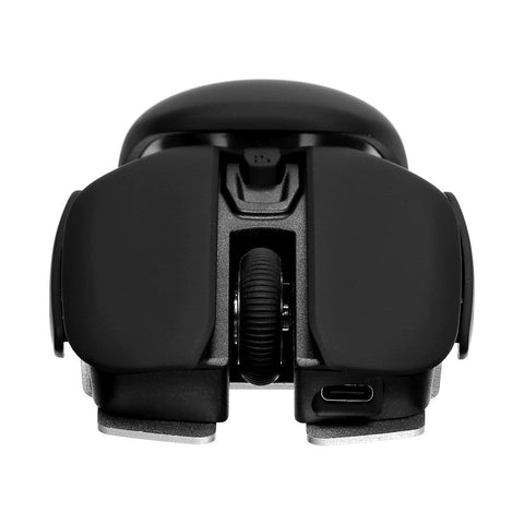 2.4G Wireless Mouse Ergonomic Office Mouse 10m Transmission Distance 3-level Adjustable DPI Plug and Play for PC Laptop Black