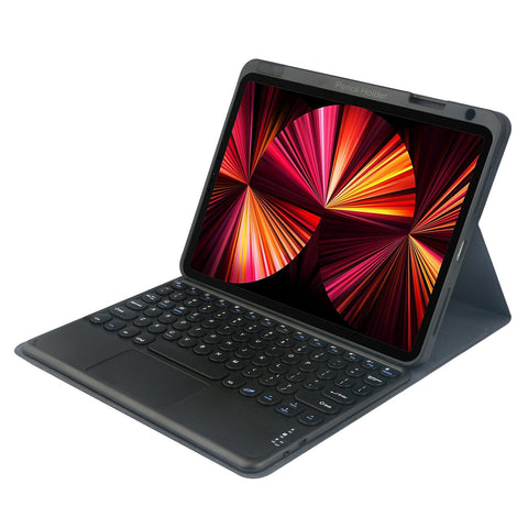 Detachable BT Keyboard Case with Touchpad Compatible with iPad Air3 10.5(2019)/iPad Pro 10.5/iPad 10.2(2019)/iPad 10.2(2020) Black