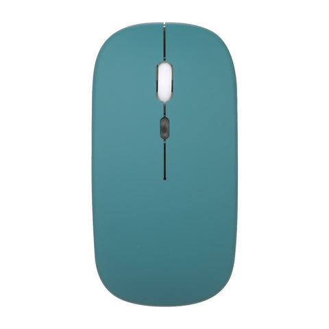 2.4G+BT3.0 Wireless Dual-mode Mouse Mute Office Mouse 3-gear Adjustable DPI Built-in Rechargeable Lithium Battery Light Pink
