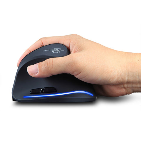 ZELOTES F-35B Wireless Gaming Mouse 2.4G+BT3.0+BT5.0 Three-mode Ergonomic Vertical Mouse 3-gear Adjustable DPI for PC Laptop