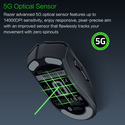 Razer DeathAdder V2 X HyperSpeed Dual-mode Wireless Gaming Mouse 5G Optical Sensor 14000DPI 7 Programmable Buttons
