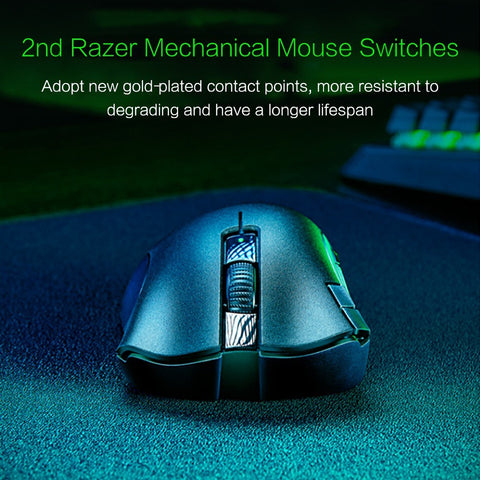Razer DeathAdder V2 X HyperSpeed Dual-mode Wireless Gaming Mouse 5G Optical Sensor 14000DPI 7 Programmable Buttons