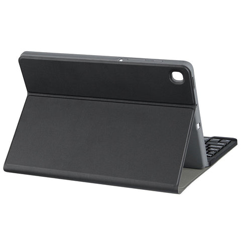 Portable Detachable Tablet Protective Case with BT Keyboard Pen Slot Compatible with Samsung Tab S6 Lite 10.4/P610/P615 Black