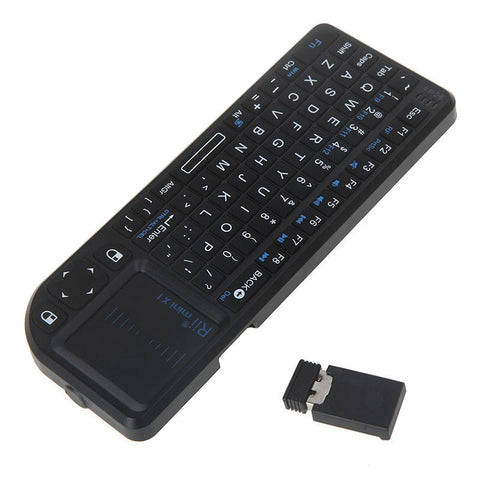 Rii mini X1 Handheld 2.4G Wireless Air Mouse Touchpad gaming keyboard for Phone Android TV Box PC Notebook