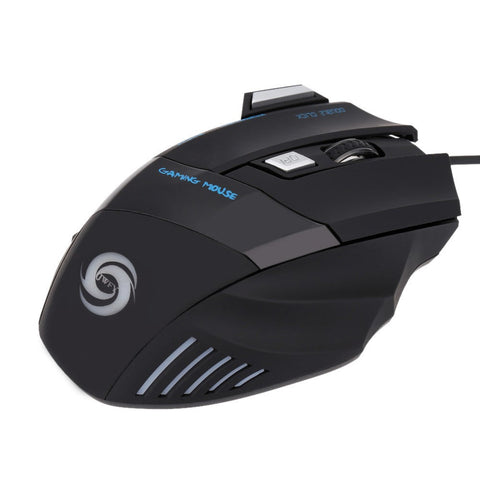 3200 DPI 7 Button 7D LED Optical USB Wired Gaming Mouse