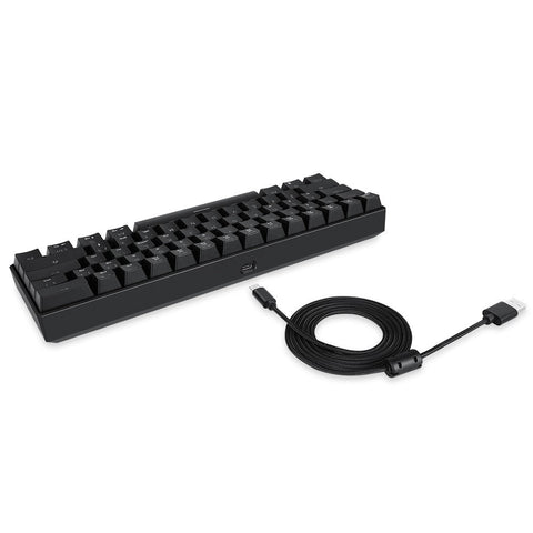MOTOSPEED CK61 RGB Mechanical Gaming Keyboard Kailh BOX Blue Switches Keyboard 61 Keys Anti-ghosting with Backlight for Gaming Black