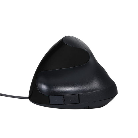 Optical Vertical Mouse Ergonomic Wired Mouse USB Mice 5 Button for PC Laptop(Black)