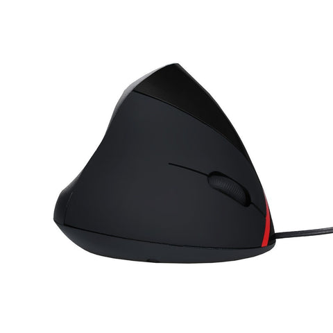 Optical Vertical Mouse Ergonomic Wired Mouse USB Mice 5 Button for PC Laptop(Black)