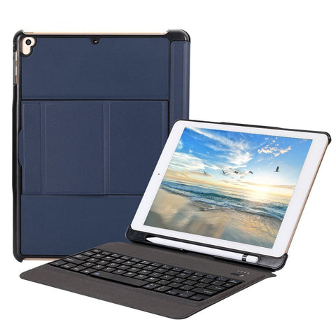 T201 Wireless Keyboard Folding Leather Case Cover