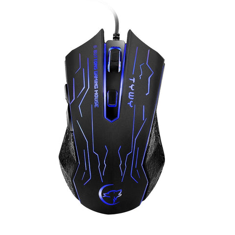 G820 Wired Gaming Mouse 7 Backlights 6 Buttons 3200 Optical DPI