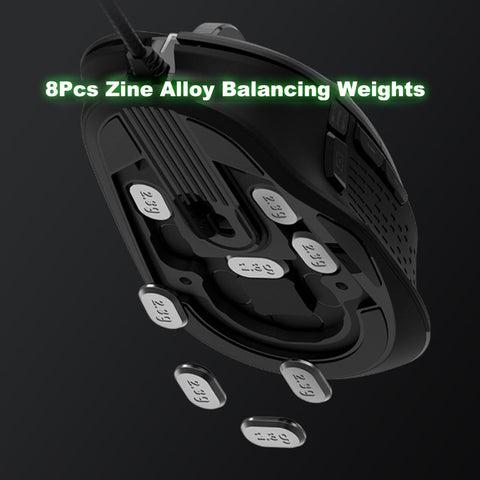 MIIIW 700G RGB Colorful Wired Gaming Mouse 6 Buttons 7200DPI Ergonomic Gamer PC Mouse