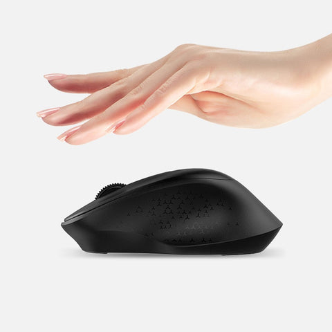 FUDE Wireless EK783 Keyboard & Mouse Combo 2.4GHz Concave Button Set Smart Power-Saving Silent Clicks Slim Combo for Laptop, Computer Black