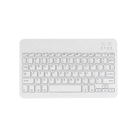 BT3.0 Wireless Keyboard Case iPad Protective Case Detachable Keyboard Case Replacement for iPad 10.2(2019) (Rose Gold-White)