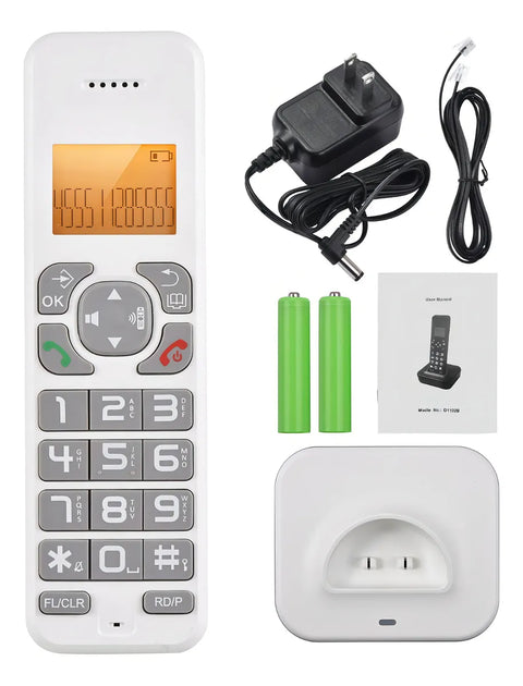Yisovo D1102b Cordless Phone - White