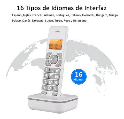 Yisovo D1102b Cordless Phone - White