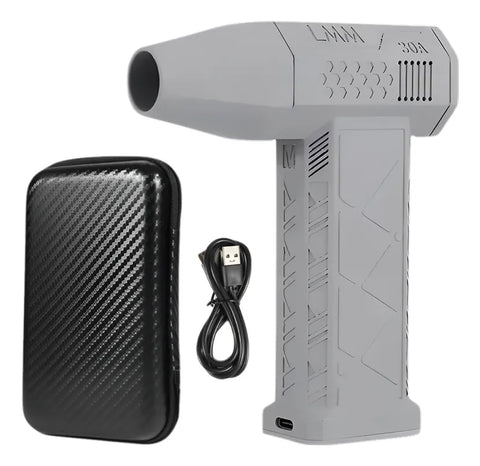 Yisovo Mini Turbo Jet Fan 130,000 RPM, T-Shaped Fan, Grey