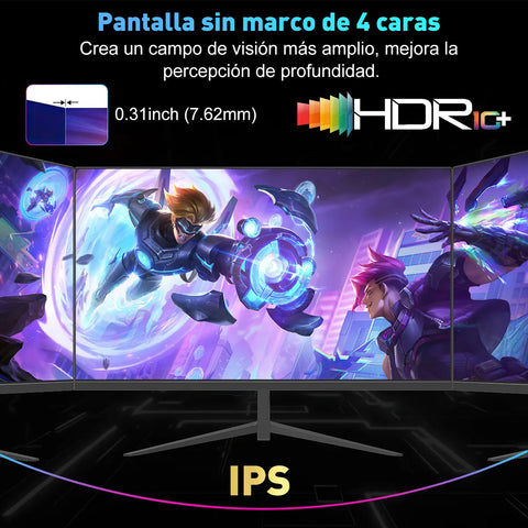Yisovo 2-inch FHD 100Hz IPS HDMI 2.0 LED Gaming Monitor with Speakers