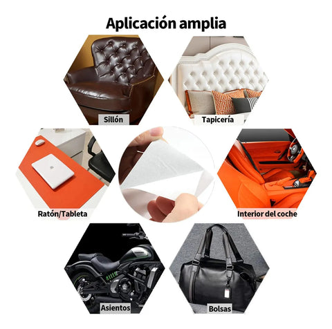Yisovo Leather Repair Patch Self-Adhesive Leather for Sofa Black Generic