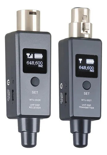Yisovo UHF DSP Wireless Microphone Transmitter Receiver System in color as shown in the picture