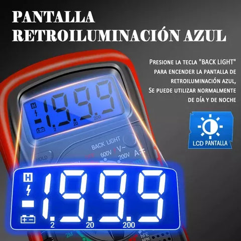 Yisovo Professional Digimetal Multimeter Xl830l Handheld Current Meter