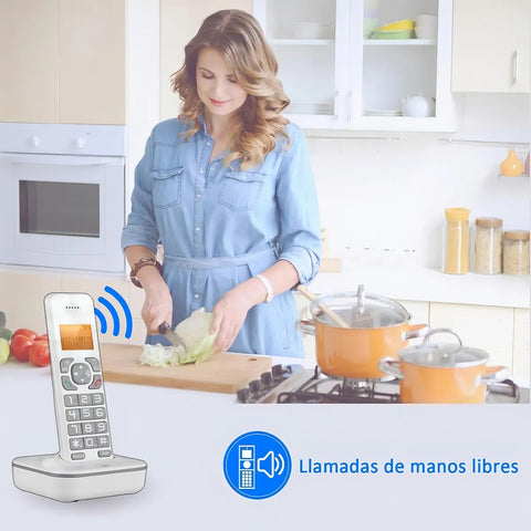 Yisovo D1102b Cordless Phone - White