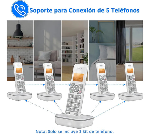 Yisovo D1102b Cordless Phone - White