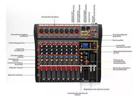 Yisovo CT-80S Mixing Console