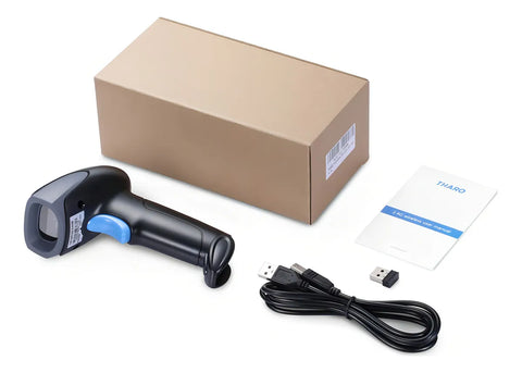 Yisovo Tacry S30W 1D 2D Barcode Reader Wireless QR Code Reader 2.4G Black