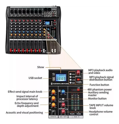 Yisovo CT-80S Mixing Console