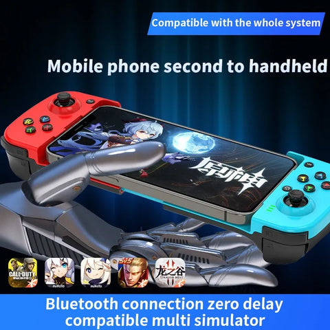 Yisovo Stretchable Game Controller, Mobile Phone Gamepad, Bluetooth 5.0 Wireless Game Console Controller for Android, iOS, PC