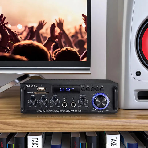 Yisovo  AB BT-298Pro Black 600W Audio Amplifier