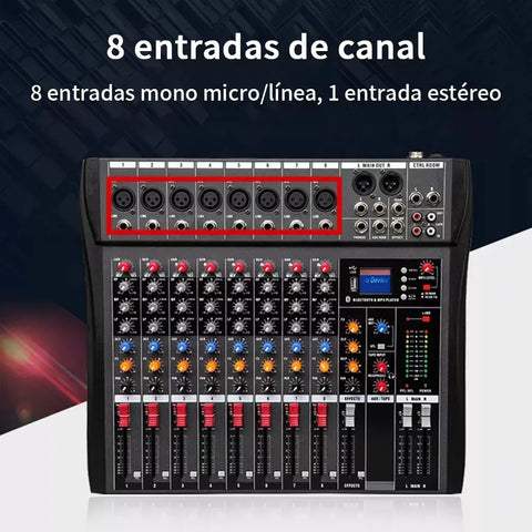 Yisovo CT-80S Mixing Console