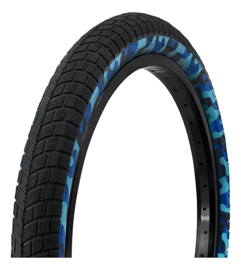 Yisovo Two 20 x 2.125 Camo R-20 BMX Cross Blue Tires