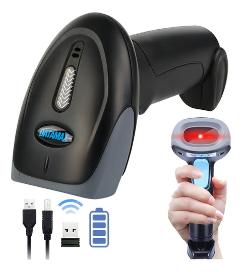 Yisovo Tacry S30W 1D 2D Barcode Reader Wireless QR Code Reader 2.4G Black