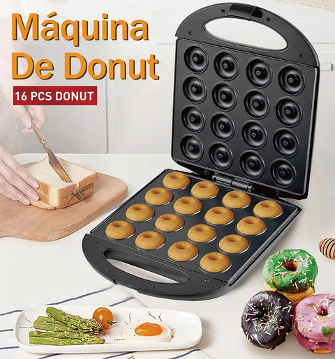 Yisovo Mini Kitchen Donut Machines For 16 Donuts 1400w 16D1400W