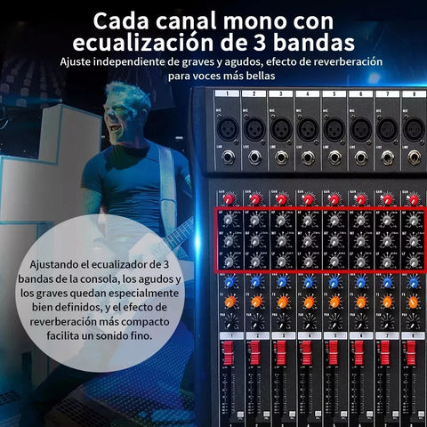 Yisovo CT-80S Mixing Console