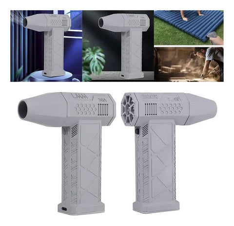 Yisovo Mini Turbo Jet Fan 130,000 RPM, T-Shaped Fan, Grey