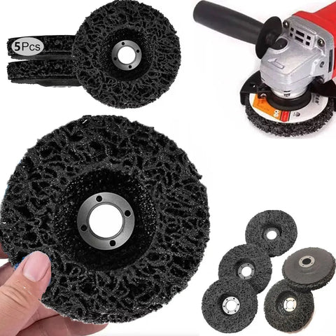 Yisovo 5pcs Abrasive Discs Derusting Metal Polishing Wheel